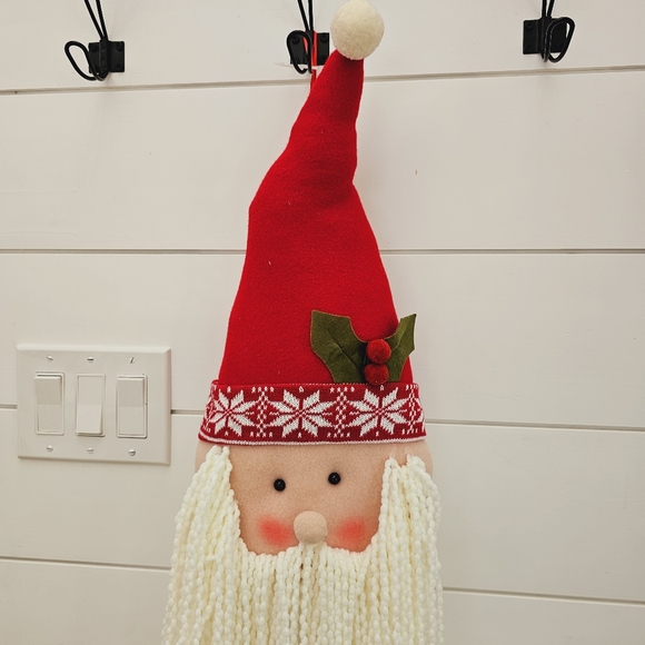 Large Gnome head Santa clause 36" - Picture 3 of 6